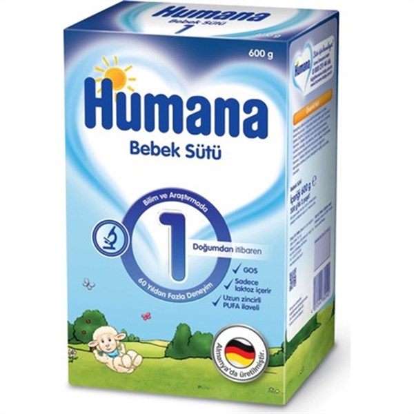 Humana Humana 1 Bebek Sütü 600 Gr