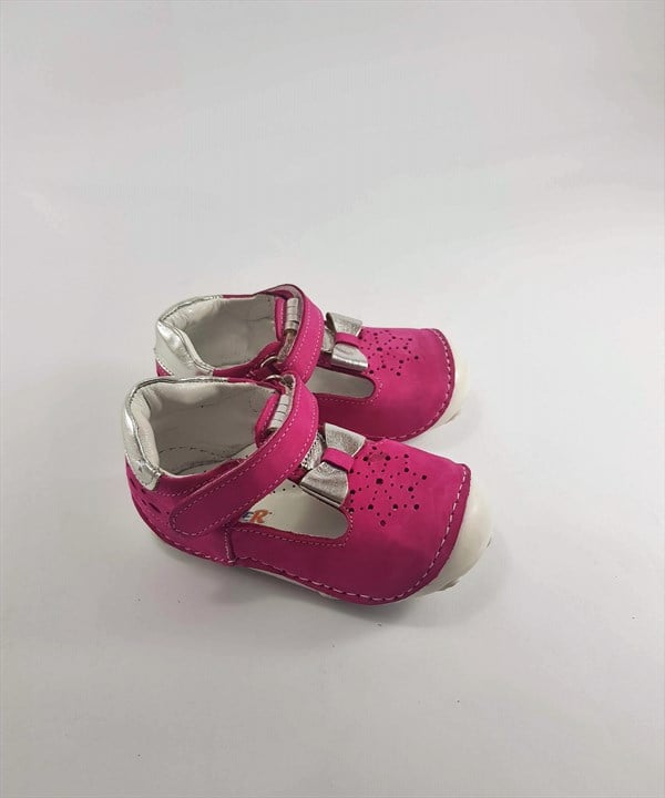 Şirin Bebe Kız Bebek Tek Bantlı Ortopedik İlk Adım Ayakkabısı