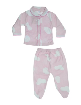 Ana Kuzusu Bebeemm Babı Kız Bebek Pijama Takımı