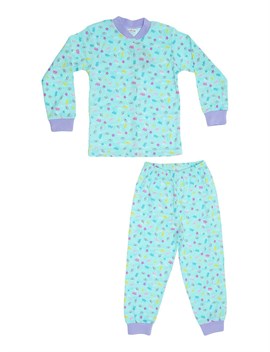 Ana Kuzusu Seçkin Baby Kız Çocuk Gökyüzü Pijama Takımı