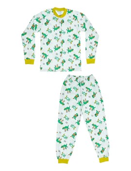 Ana Kuzusu Seçkin Erkek Çocuk Dino Desenli  Pijama Takım