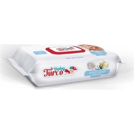 Baby Turco Islak Havlu Beyaz Sabun 90 Adet