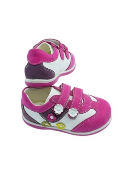 Kinder Kız Bebek Çiçekli Ortopedik Ayakkabı