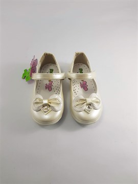 Şirin Bebe Kız Bebek Tek Bantlı Rugan Ortopedik Babet Ayakkabı